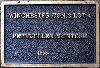 Winchester Con 2 Lot 4 Peter/Ellen McIntosh 1858-