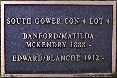 South Gower Con 4 Lot 4 Banford/Matilda McKendry 1888- Edward/Blanche 1912-